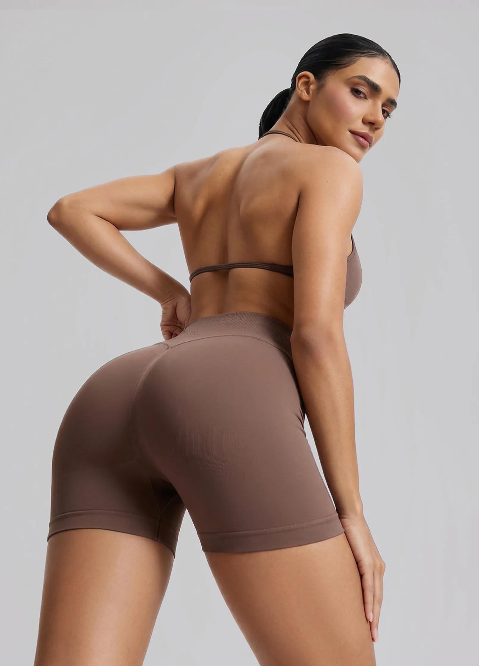 SculptMe High Waisted Butt Lifting Tummy Control Shaping Training Shorts 4.5