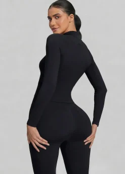 SculptMe Longline Full Zipper Seamless Breathable Warm Jacket