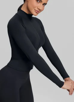 SculptMe Longline Full Zipper Seamless Breathable Warm Jacket