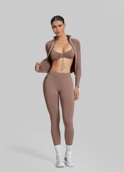 SculptMe Longline Full Zipper Seamless Breathable Warm Jacket