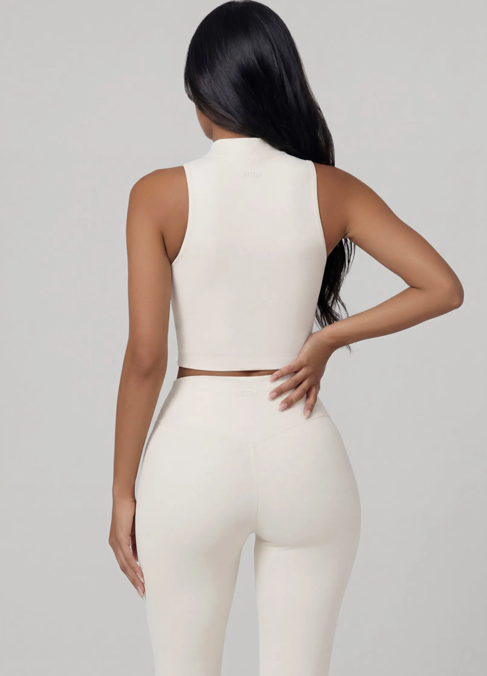 Sculpt Zip Crop Weste