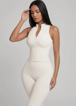 Sculpt Zip Crop Weste