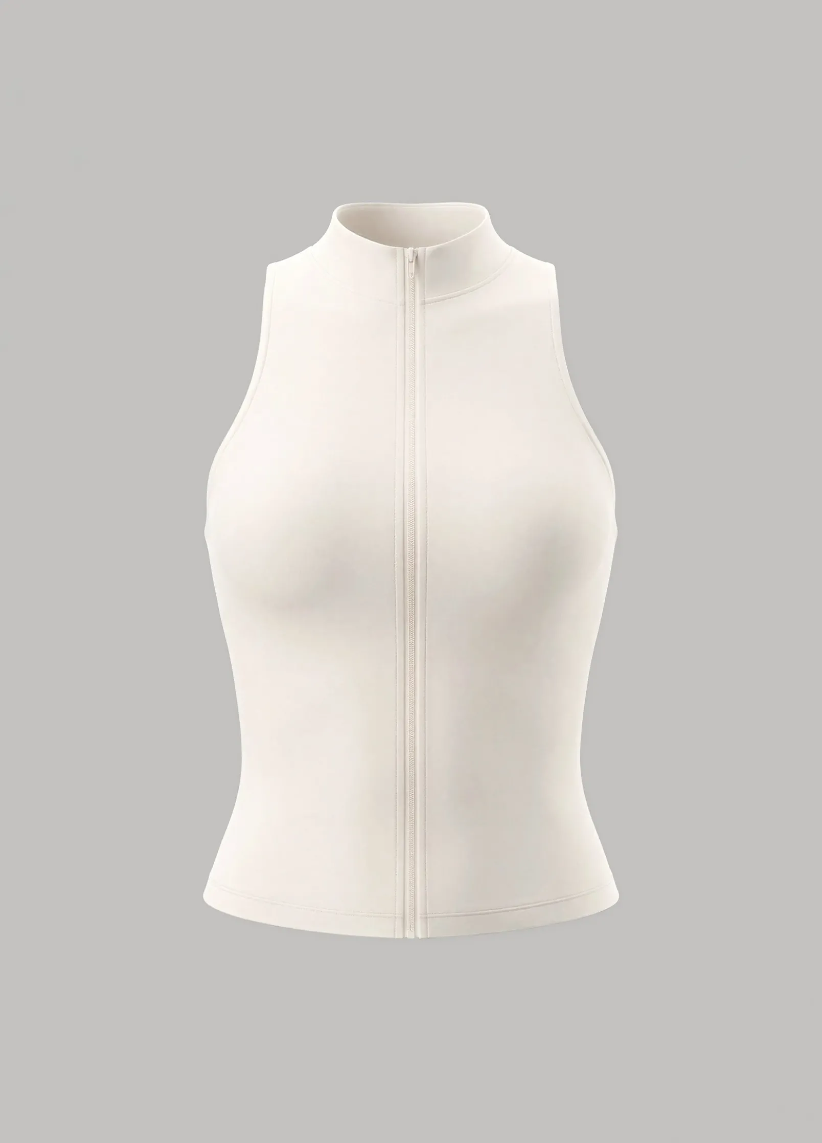 Sculpt Zip Crop Weste