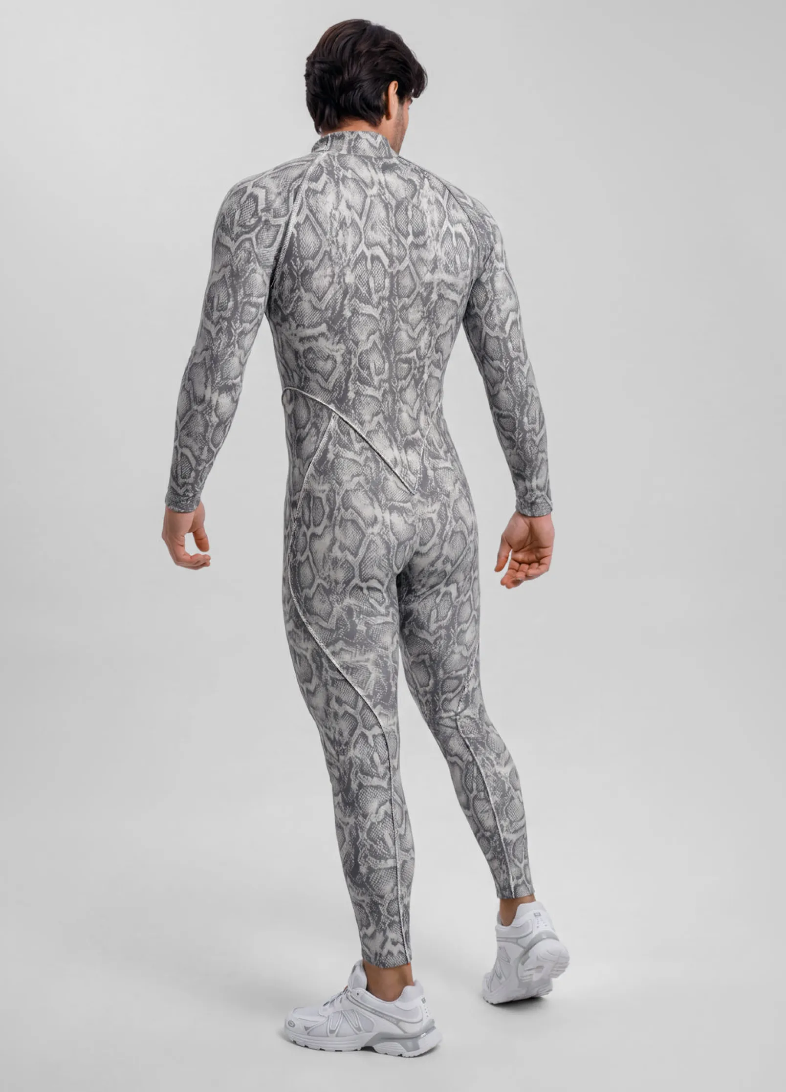 Silver Snake Herosuit mit geschlossenem Rücken