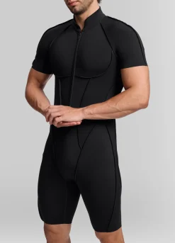 Sleek Shorts Open-Back Herosuit
