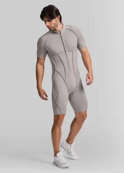 Sleek Shorts Open-Back Herosuit