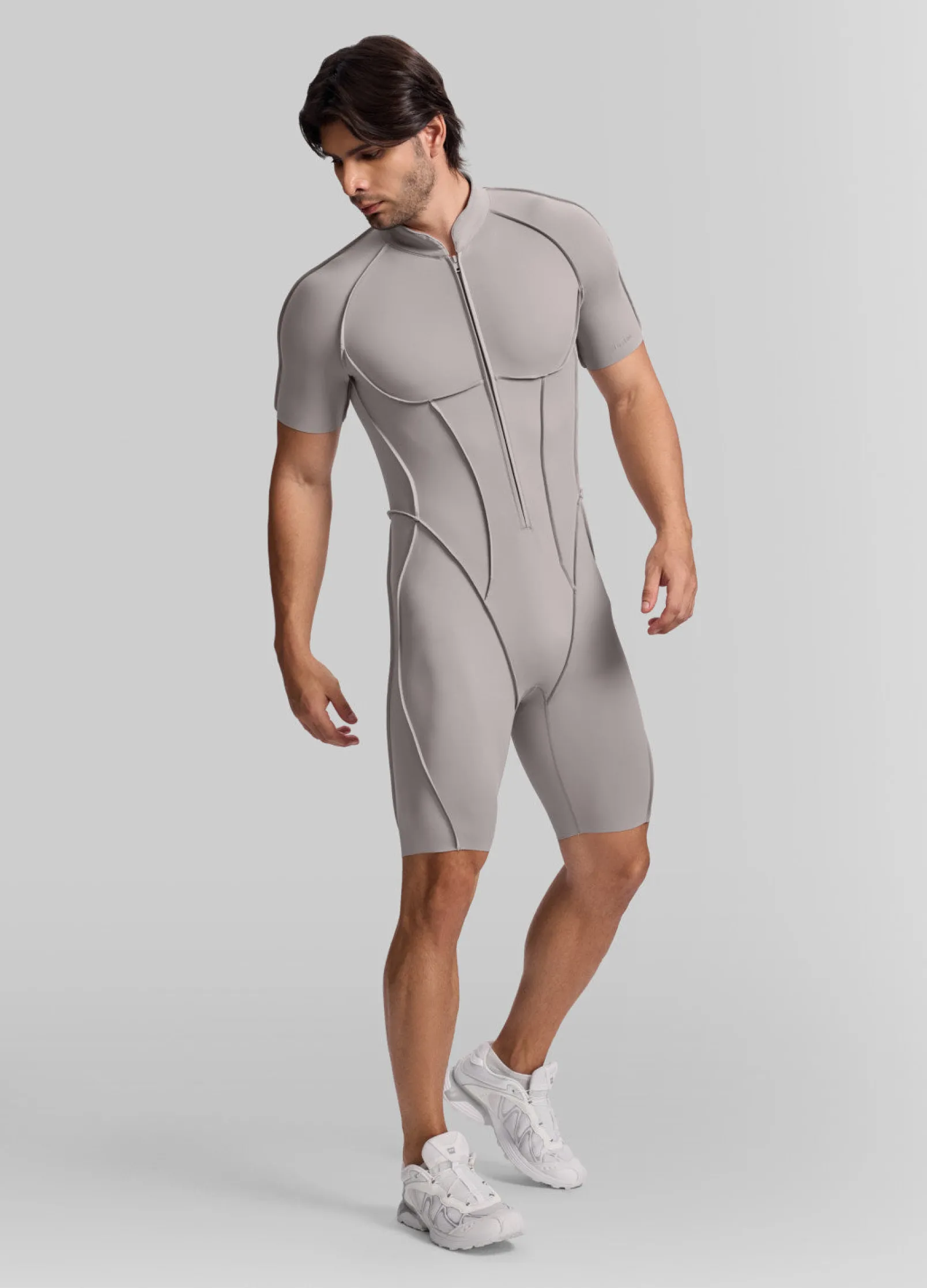 Sleek Shorts Open-Back Herosuit