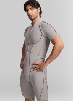 Sleek Shorts Open-Back Herosuit