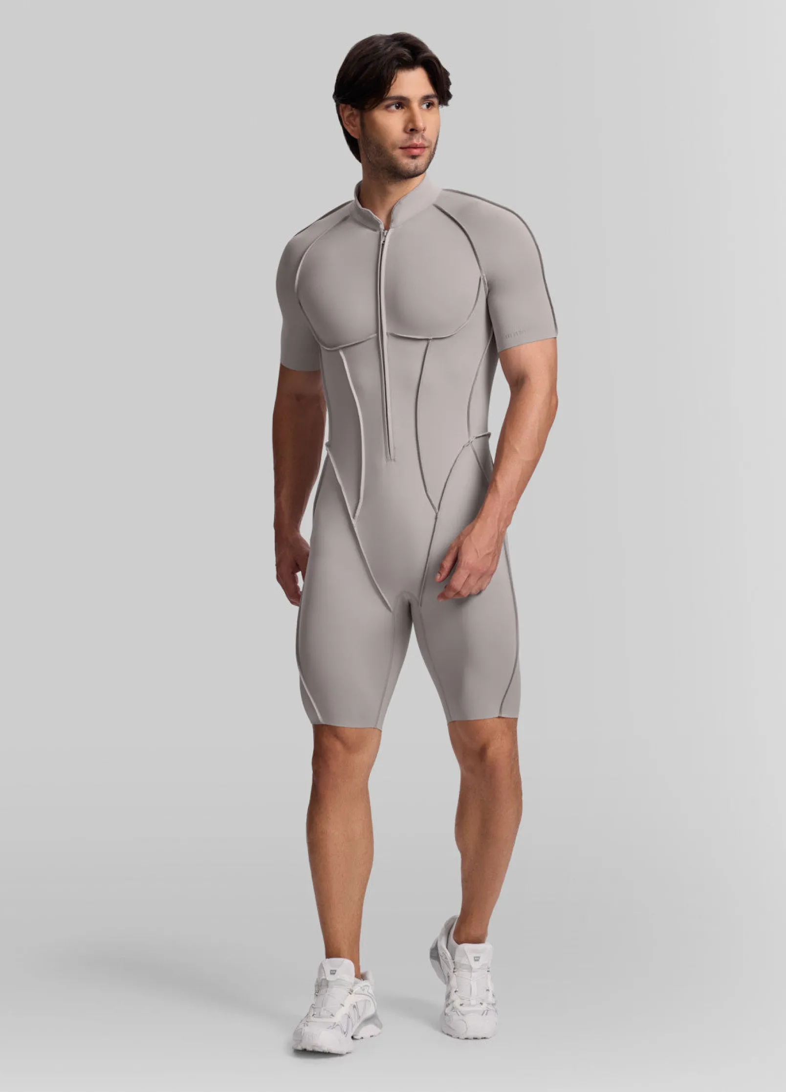 Sleek Shorts Open-Back Herosuit