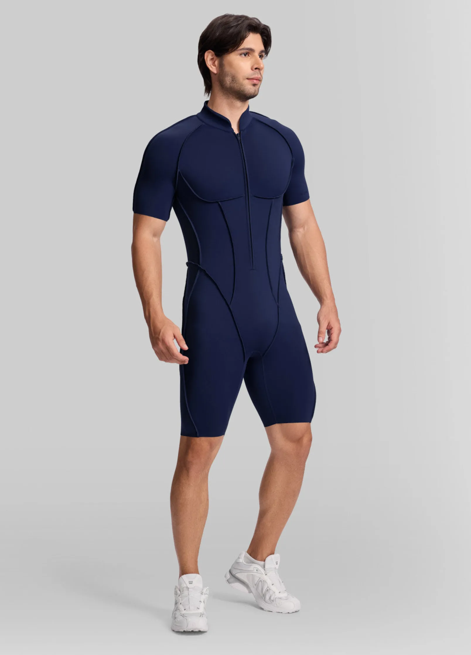 Sleek Shorts Open-Back Herosuit