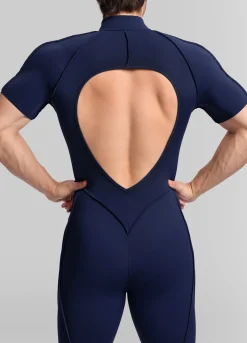 Sleek Shorts Open-Back Herosuit