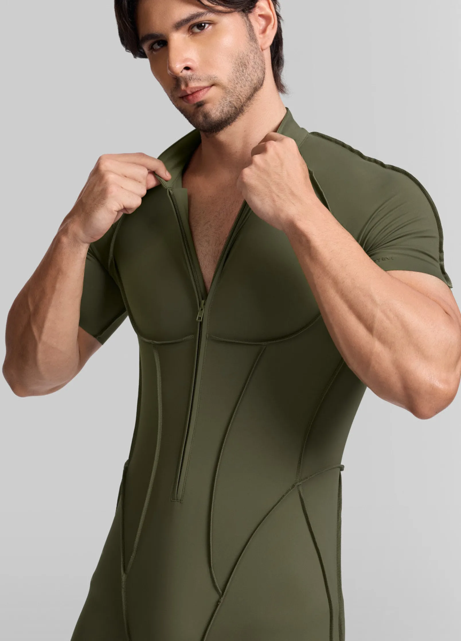Sleek Shorts Open-Back Herosuit