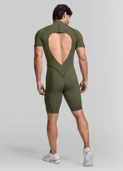 Sleek Shorts Open-Back Herosuit