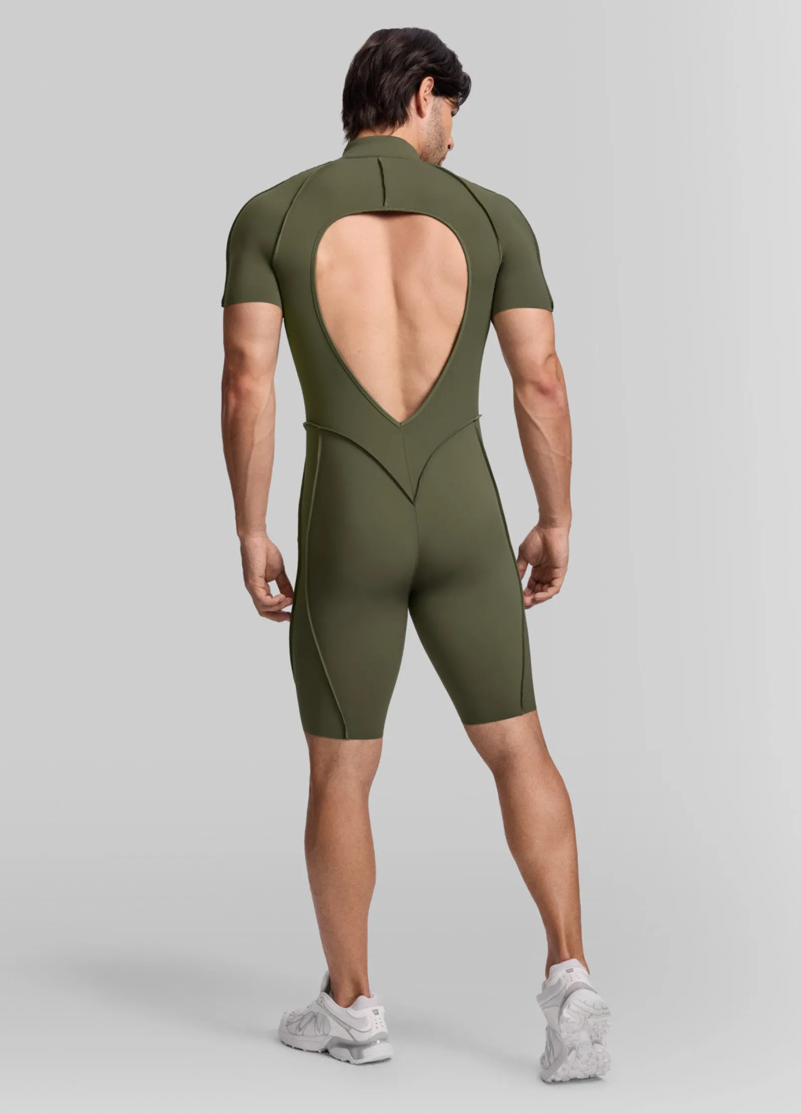 Sleek Shorts Open-Back Herosuit