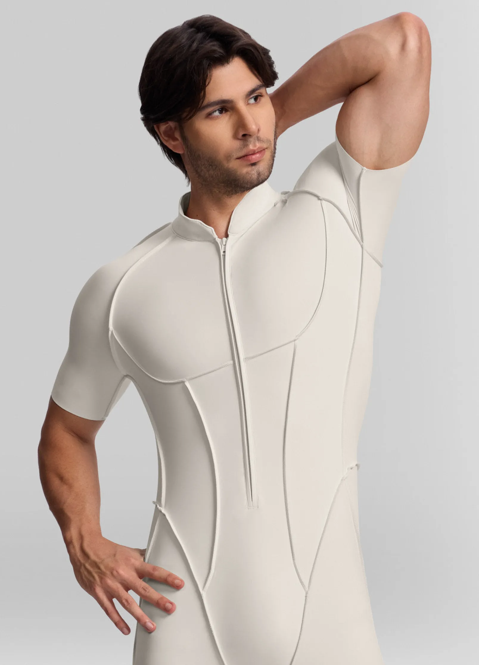 Sleek Shorts Open-Back Herosuit