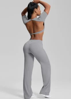 Straight Leg Flowy Stretchy Soft Sweat-Wicking Bottoms