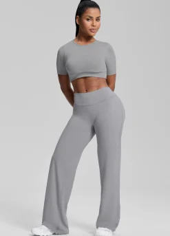 Straight Leg Flowy Stretchy Soft Sweat-Wicking Bottoms