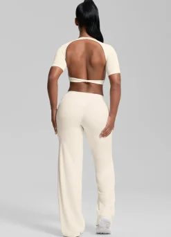 Straight Leg Flowy Stretchy Soft Sweat-Wicking Bottoms