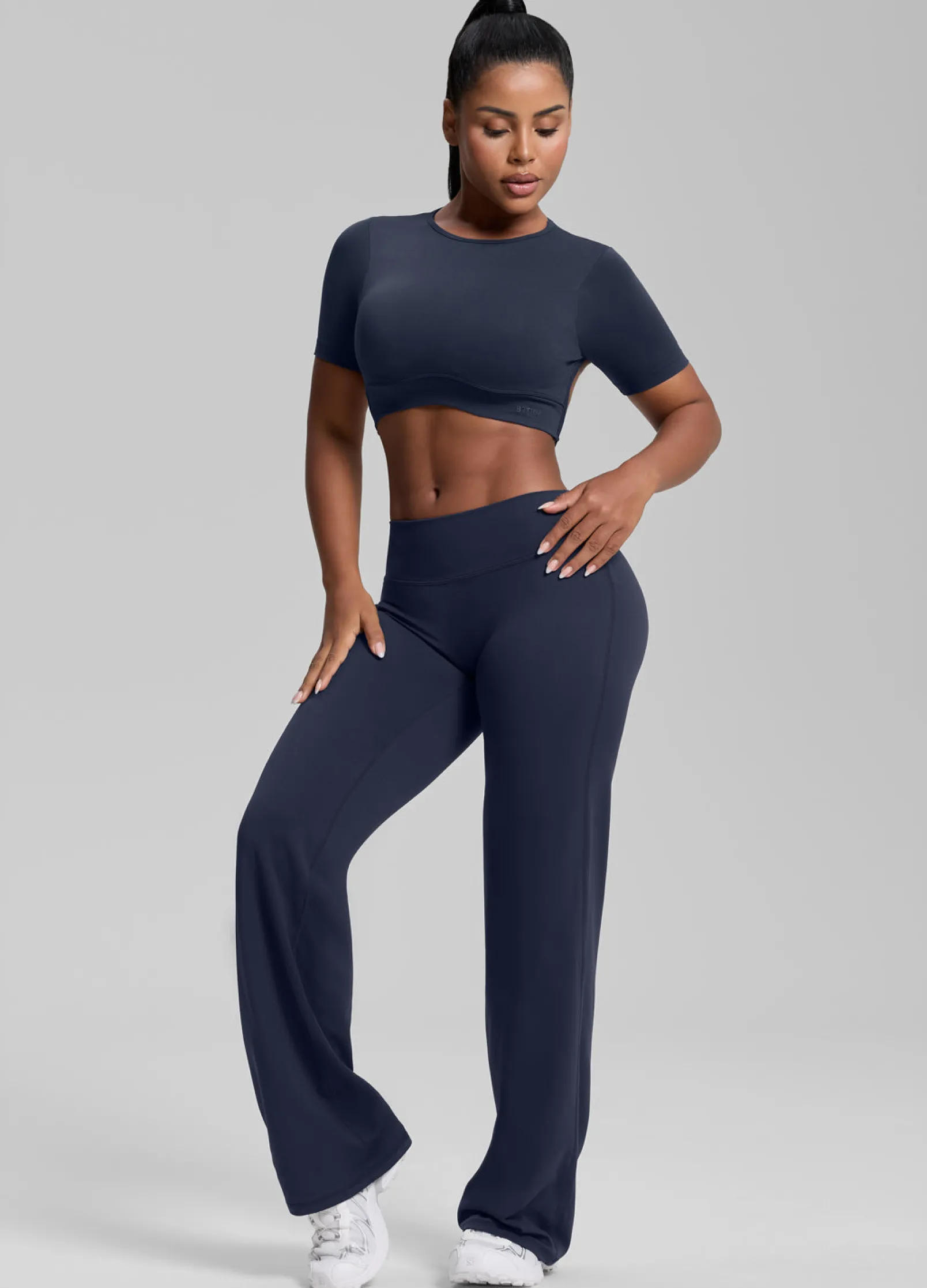 Straight Leg Flowy Stretchy Soft Sweat-Wicking Bottoms