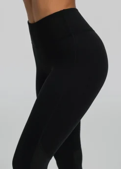 Stretch-Performance-Leggings mit hohem Bund