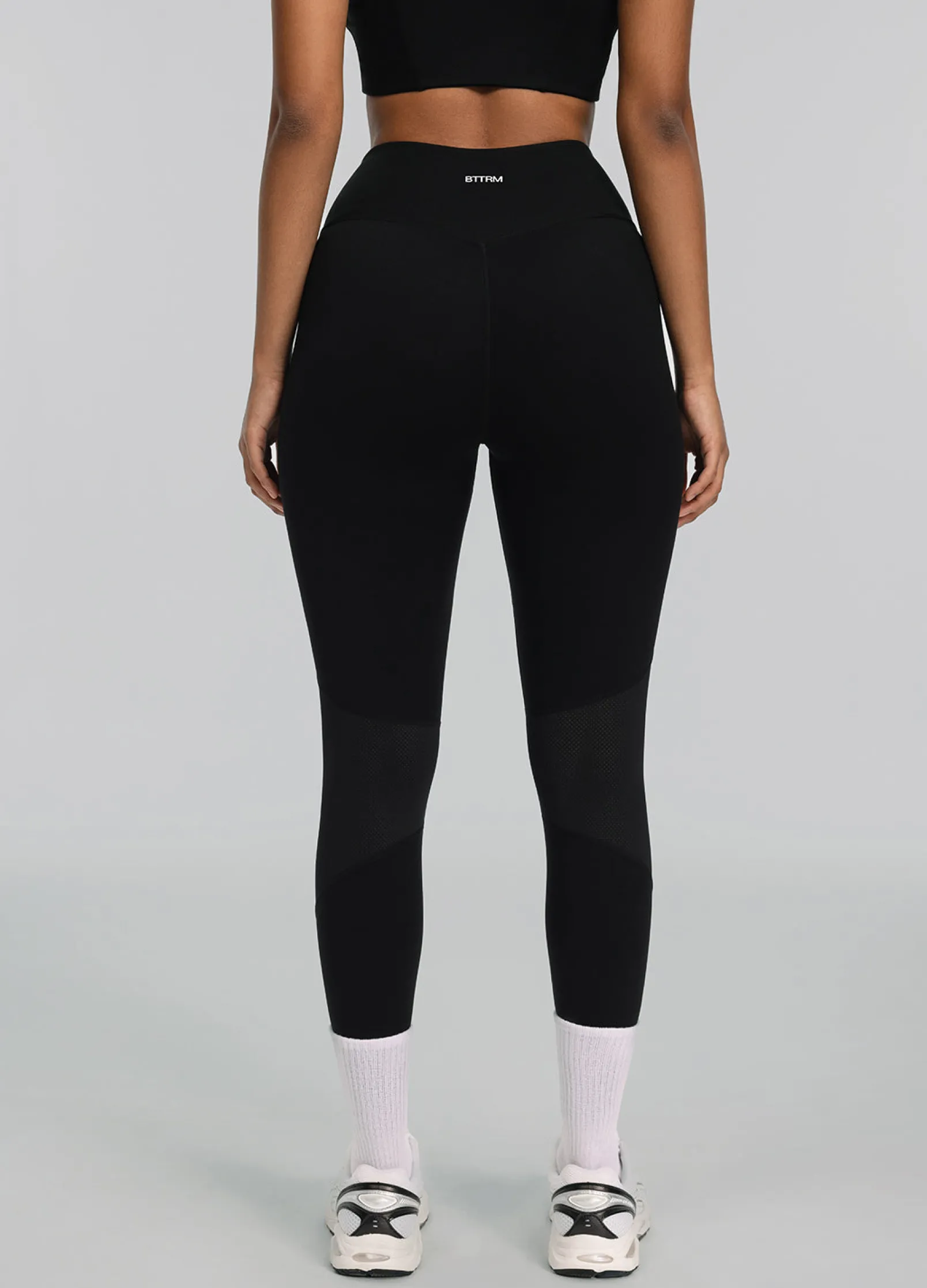 Stretch-Performance-Leggings mit hohem Bund