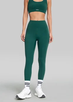 Stretch-Performance-Leggings mit hohem Bund