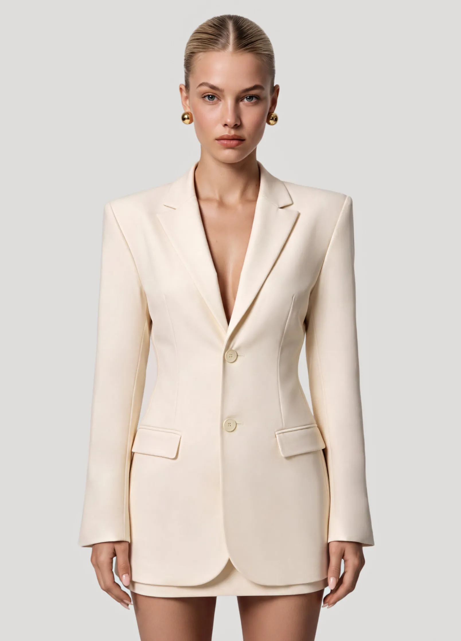 Taillierter einreihiger Blazer