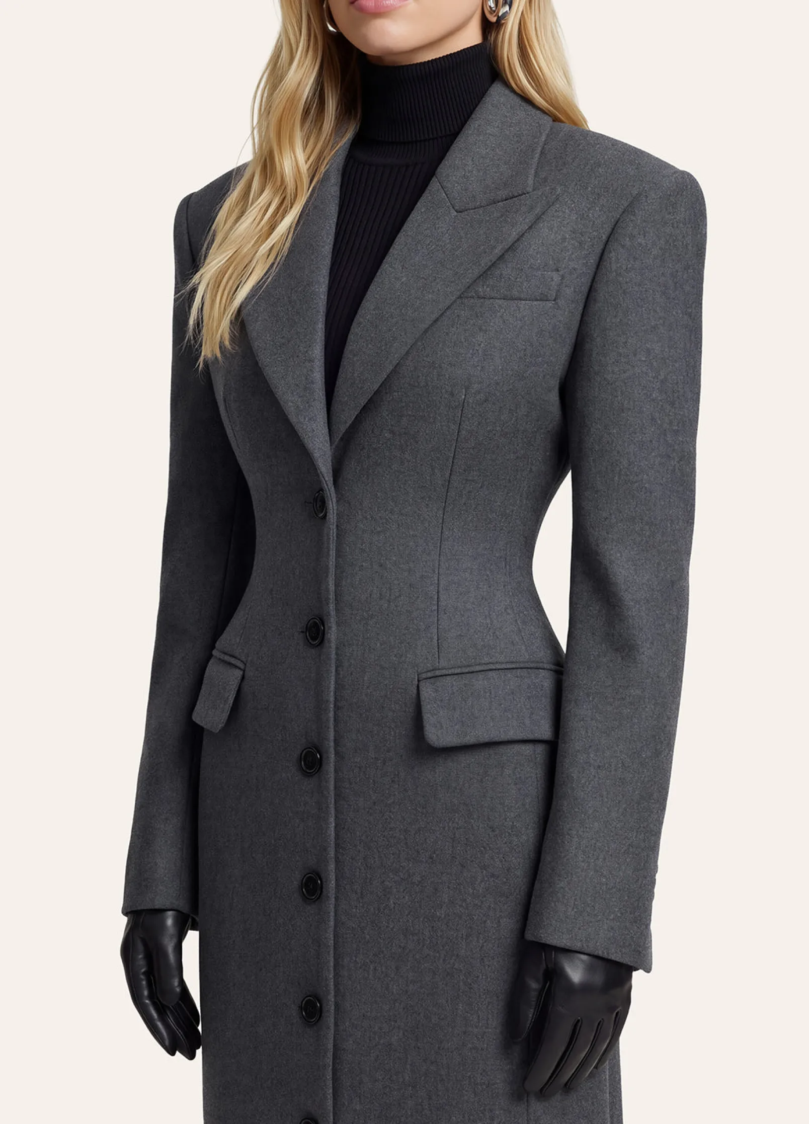 Tailored Wool Maxi Coat