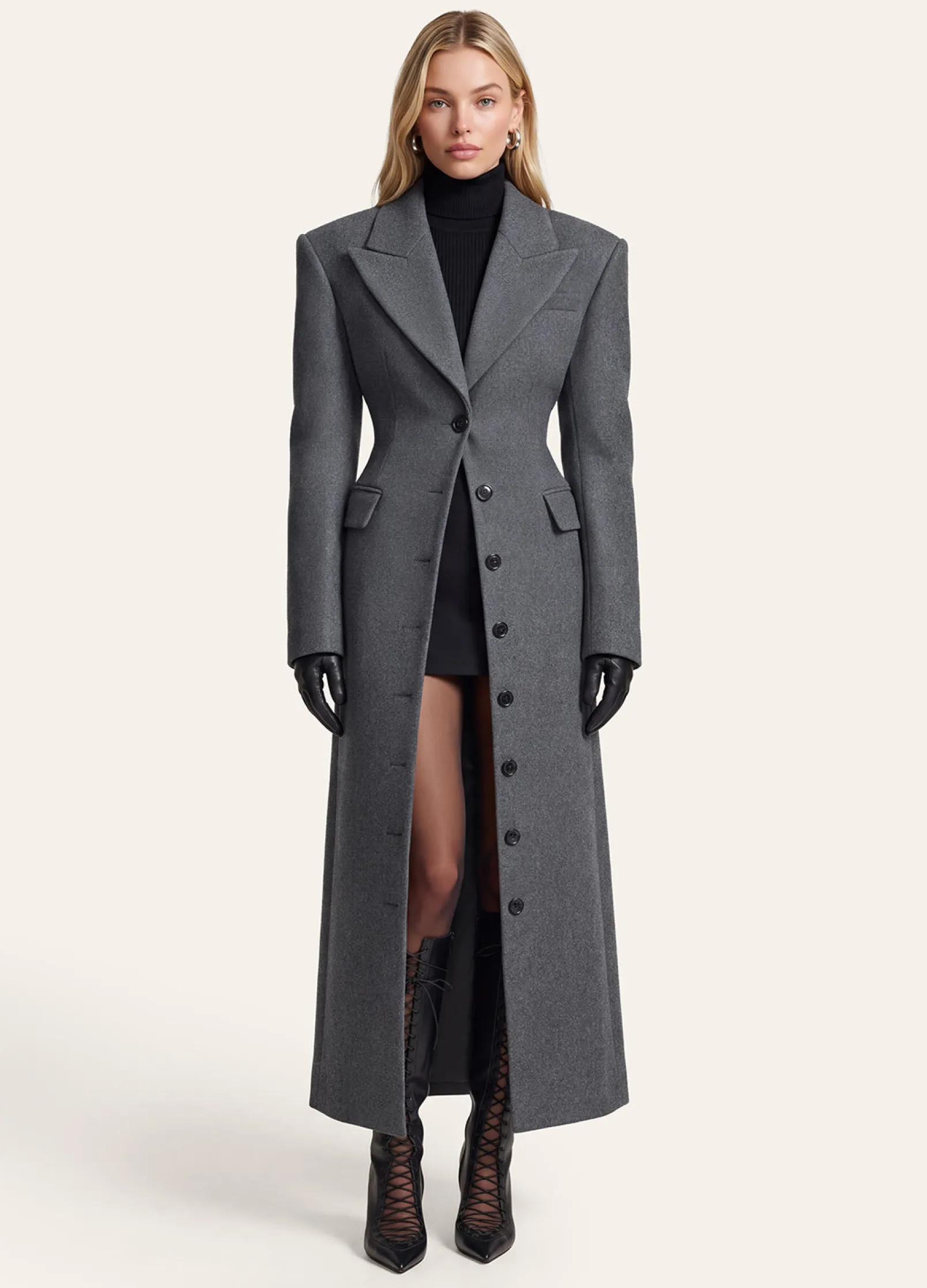 Tailored Wool Maxi Coat