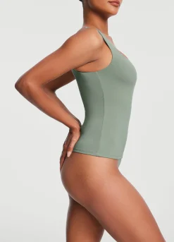 Tanktop mit eckigem Ausschnitt