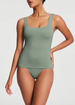 Tanktop mit eckigem Ausschnitt
