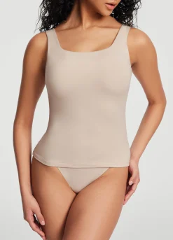 Tanktop mit eckigem Ausschnitt