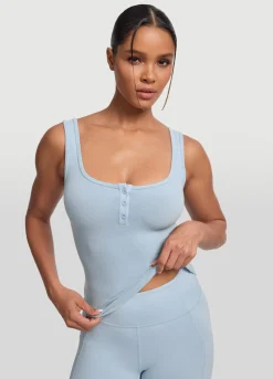 Tanktop mit Knopfleiste