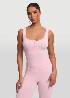 Tanktop mit Knopfleiste
