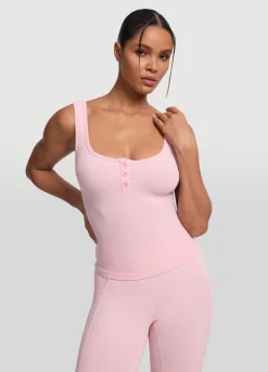 Tanktop mit Knopfleiste