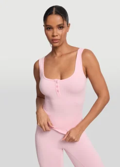Tanktop mit Knopfleiste