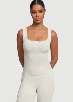 Tanktop mit Knopfleiste