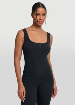 Tanktop mit Knopfleiste