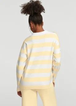 Varsity-Rugbyshirt mit Streifen