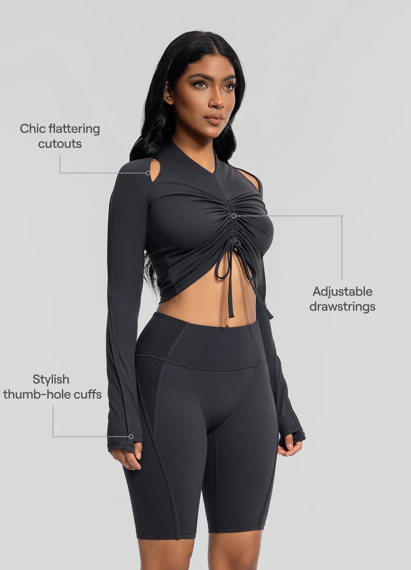 Verstellbares Crop-Top