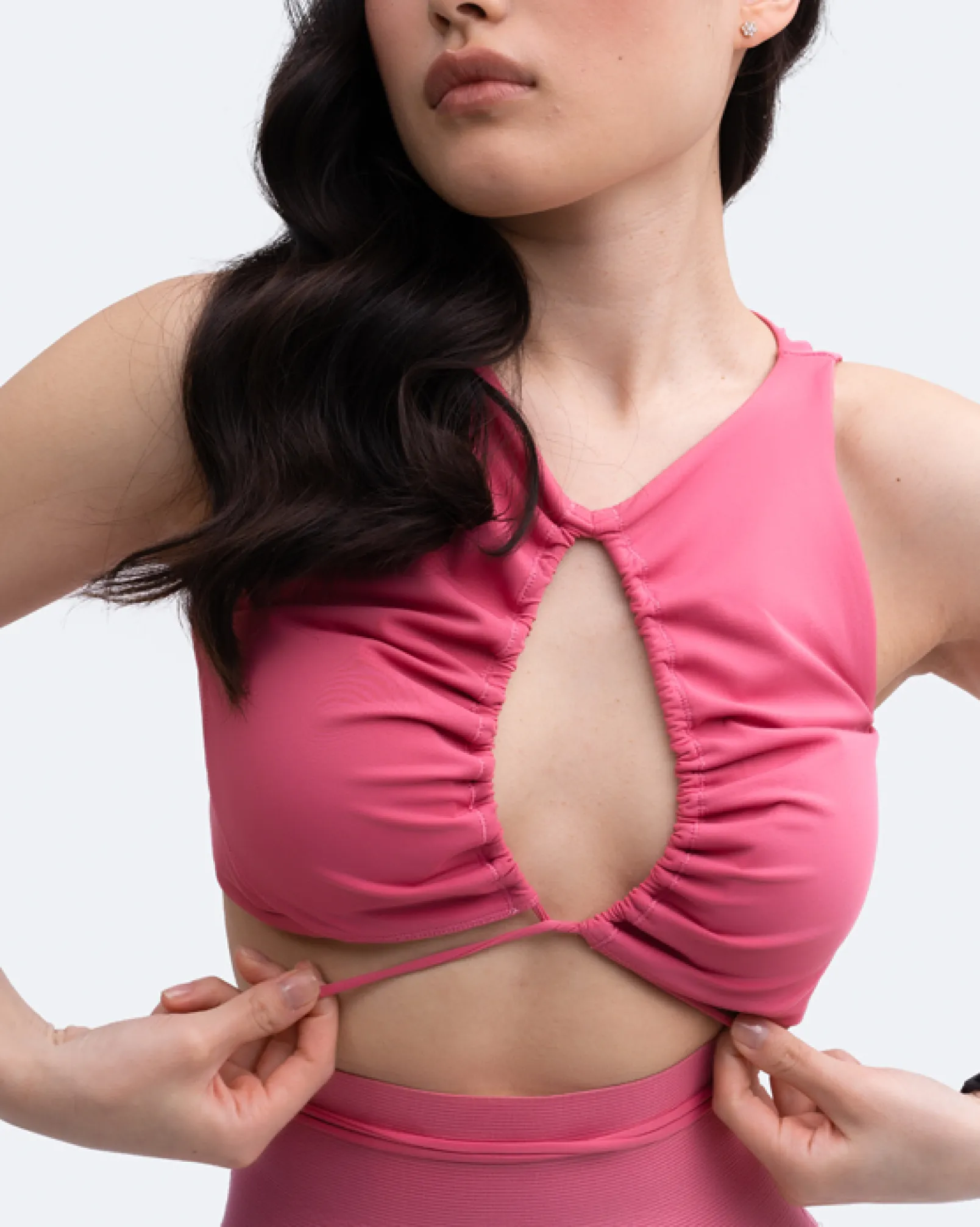 Vorne gebundenes sexy Stütz-Top