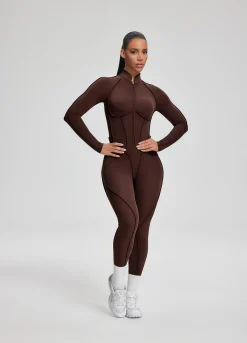 Weicher Alltags-Catsuit mit geschlossenem Rücken