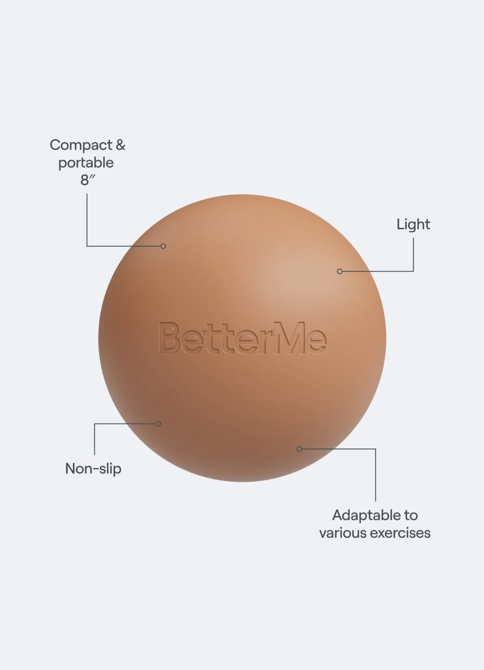 Weicher Pilates-Ball