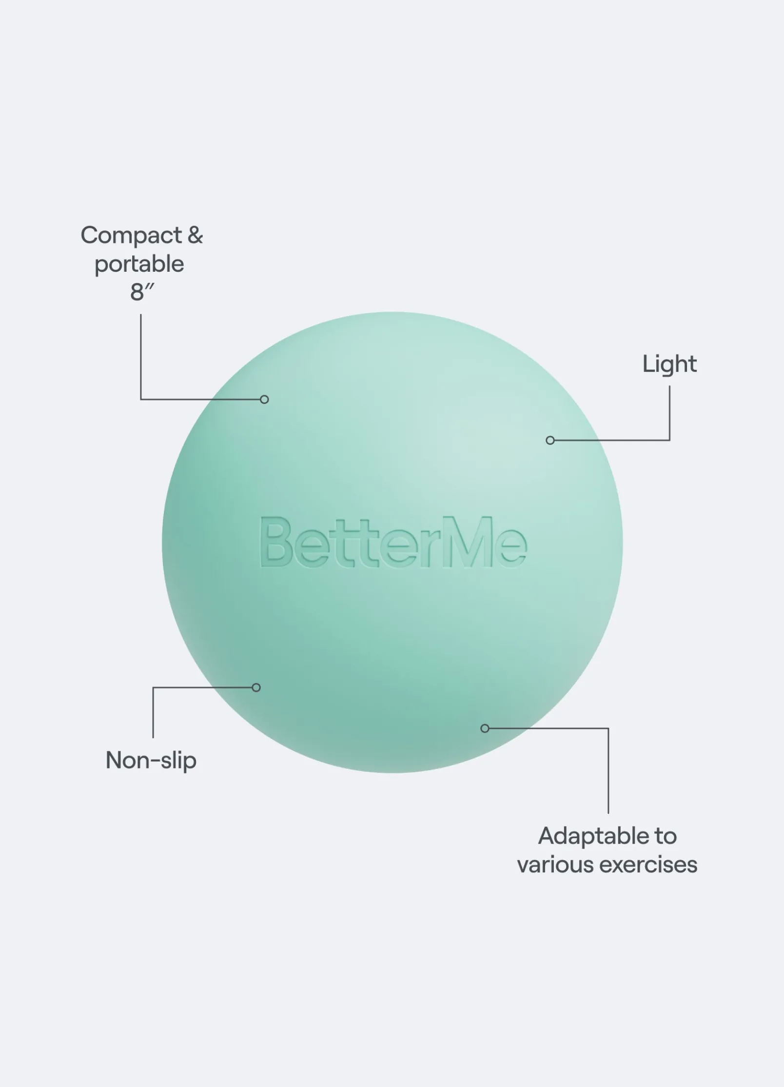 Weicher Pilates-Ball