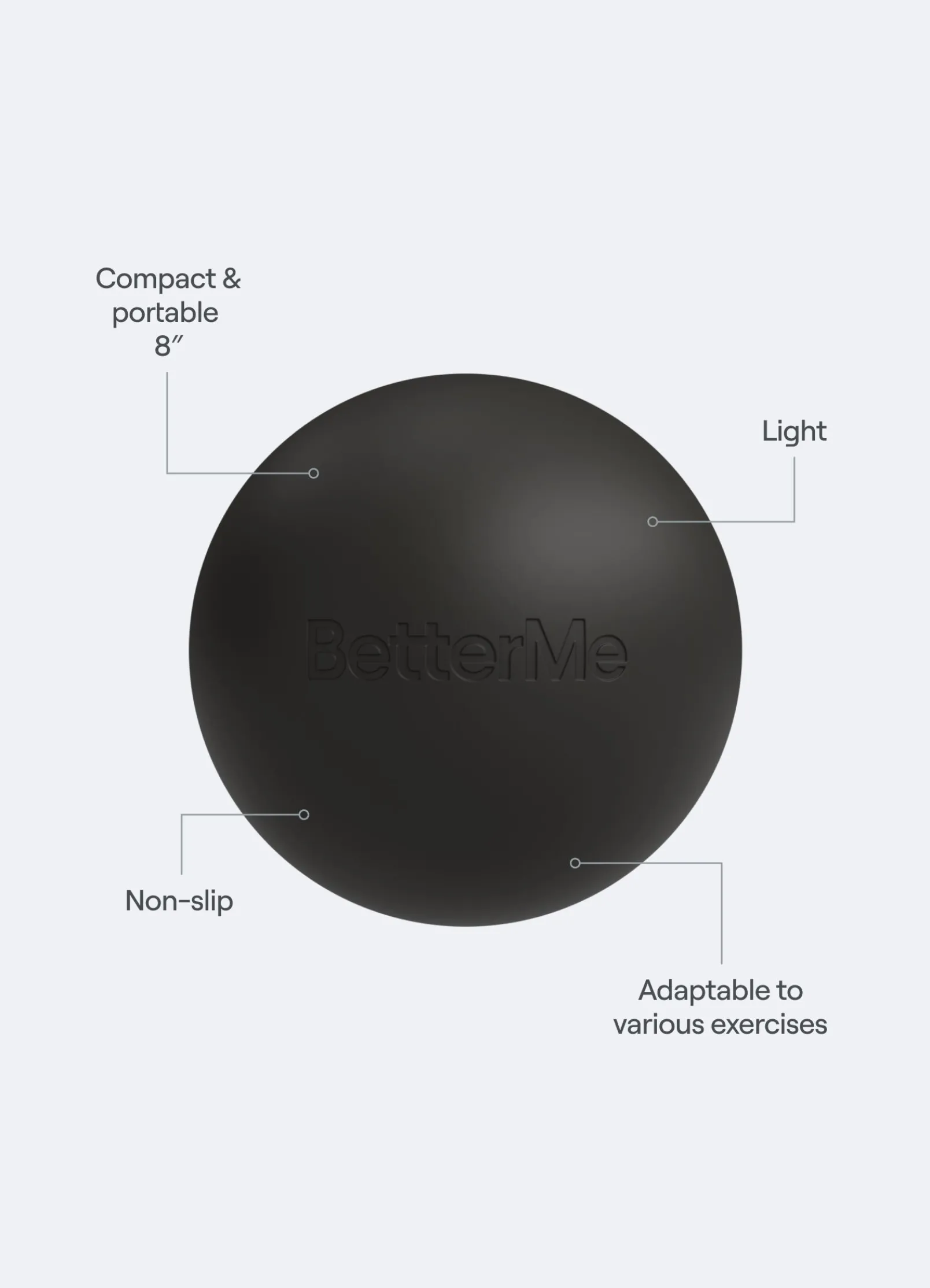 Weicher Pilates-Ball