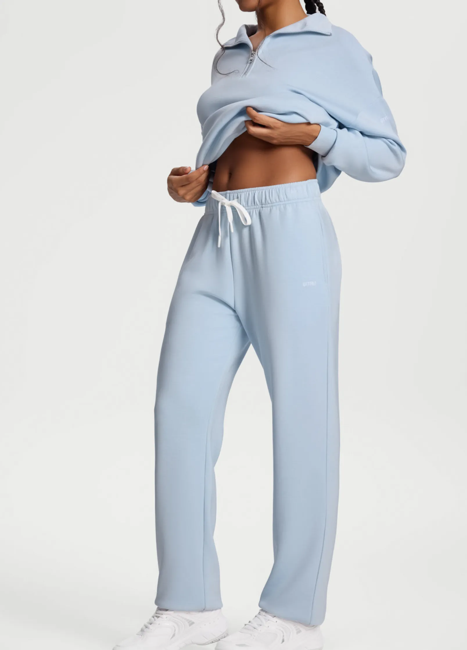 Weiche Sweatpants mit geradem Bein