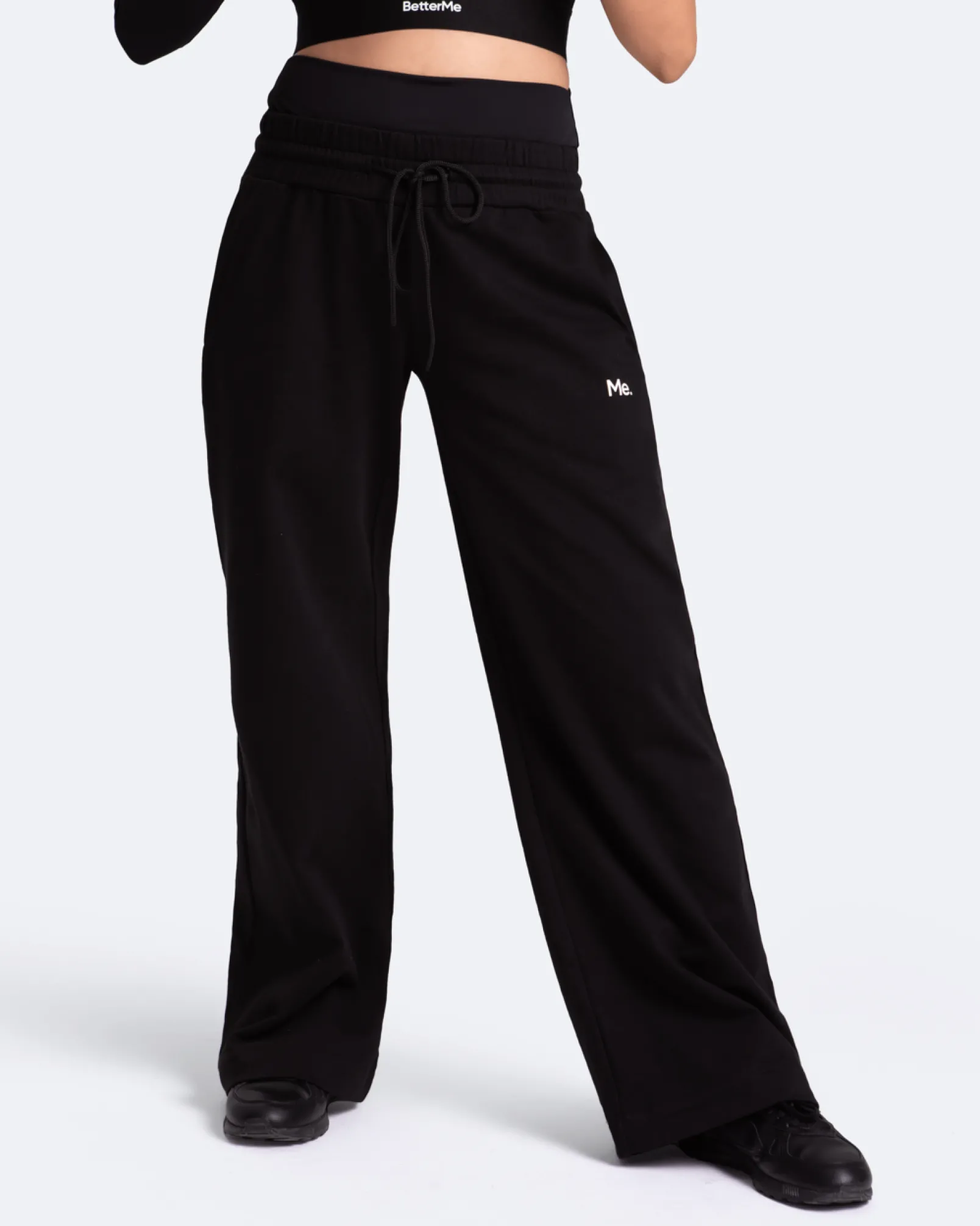 Weite Hose mit Bauchkontrolle