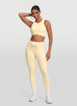 Zweifarbiges Crop-Top